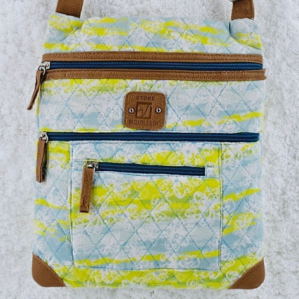 Stone Mountain Quilted Crossbody and Faux Leather Crossbody